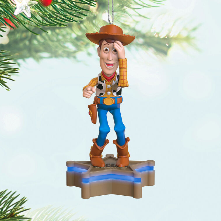 Hallmark Disney/Pixar Toy Story Collection Sheriff Woody Ornament With Light And Sound