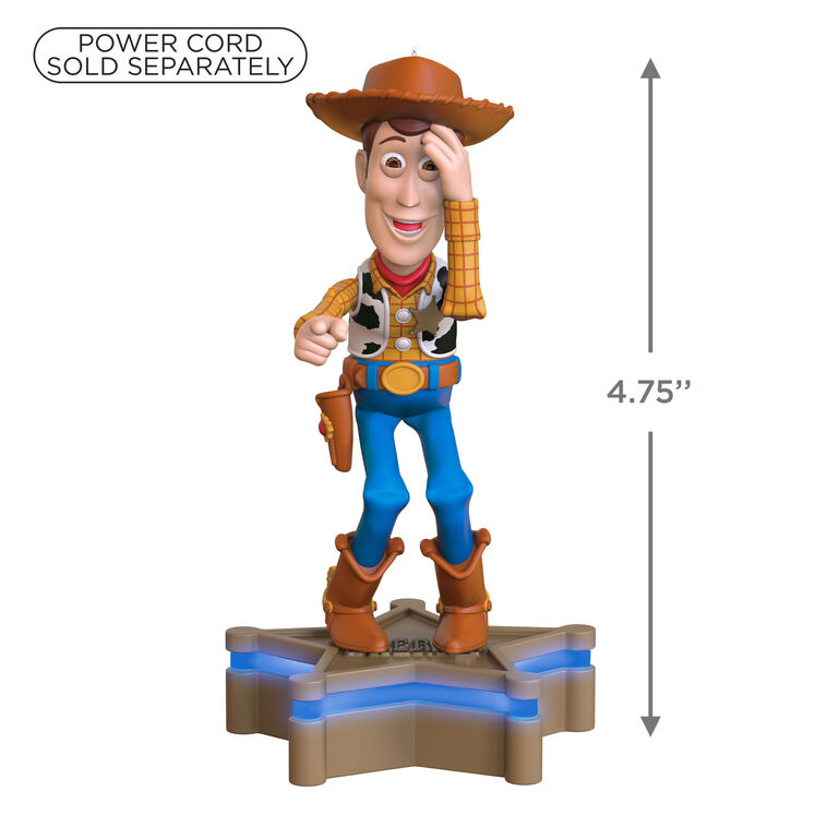 Hallmark Disney/Pixar Toy Story Collection Sheriff Woody Ornament With Light And Sound