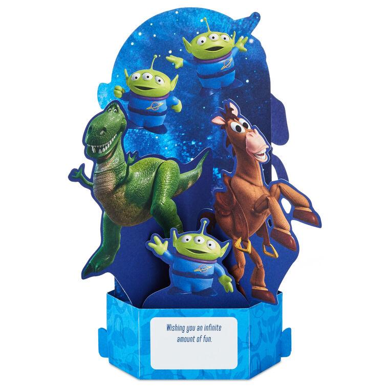 Hallmark Disney/Pixar Toy Story Wishes For Infinite Fun Pop-Up Card