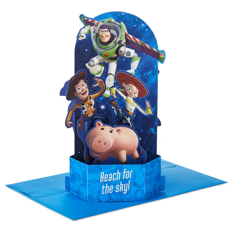 hallmark Disney/Pixar Toy Story Wishes for Infinite Fun Pop-Up Card