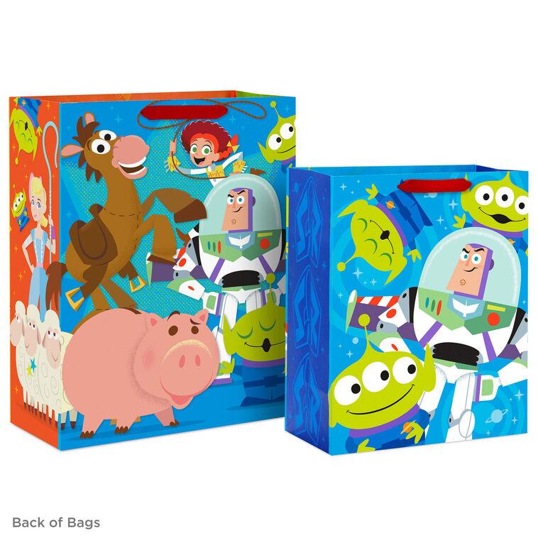 Hallmark Disney/Pixar Toy Story Woody And Buzz 2-Pack Assorted Gift Bags