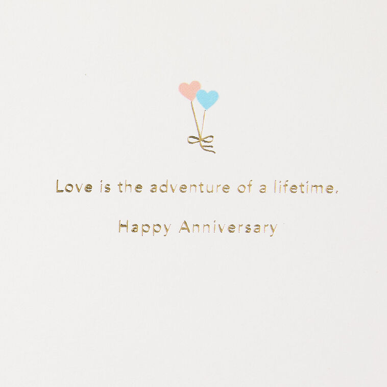 Hallmark Disney/Pixar Up Adventure Of A Lifetime Anniversary Card