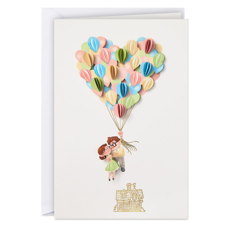 hallmark Disney/Pixar Up Adventure of a Lifetime Anniversary Card