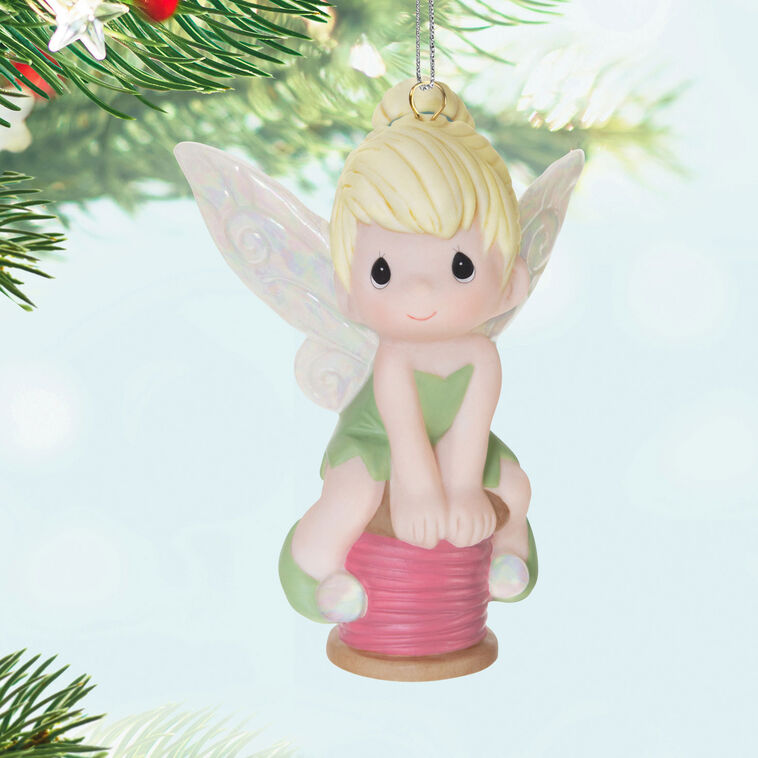 Hallmark Disney Precious Moments Tinker Bell Porcelain Ornament
