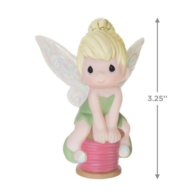 Hallmark Disney Precious Moments Tinker Bell Porcelain Ornament