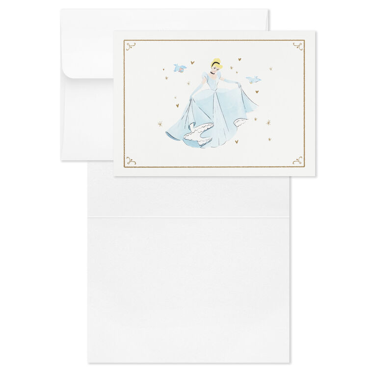 Hallmark Disney Princess Assorted Boxed Blank Note Cards Multipack Pack Of 24