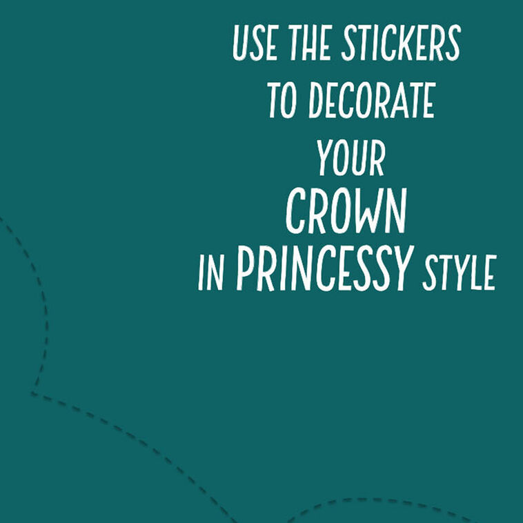 Hallmark Disney Princess Christmas Card For Granddaughter With Crown And Stickers
