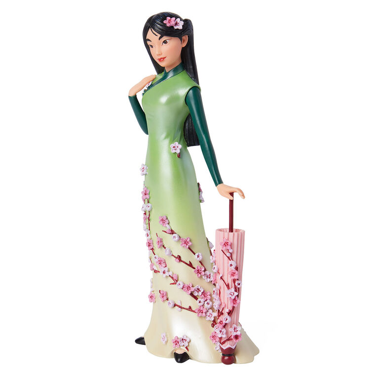 Hallmark Disney Princess Mulan Botanical Couture Figurine 8"