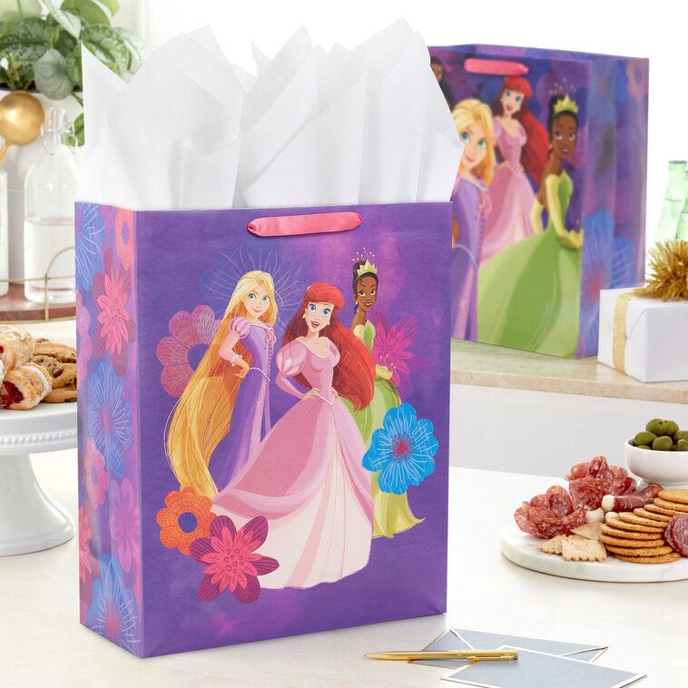 Hallmark Disney Princess Pretty Purple And Floral 2-Pack Assorted Gift Bags