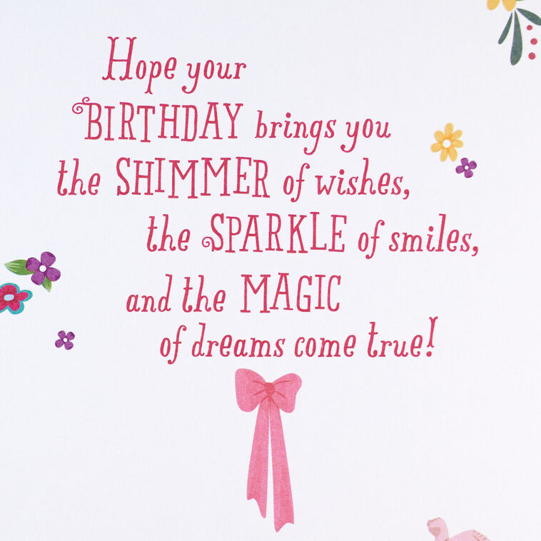 Hallmark Disney Princesses All-About-You-Day Birthday Card With Door Hanger