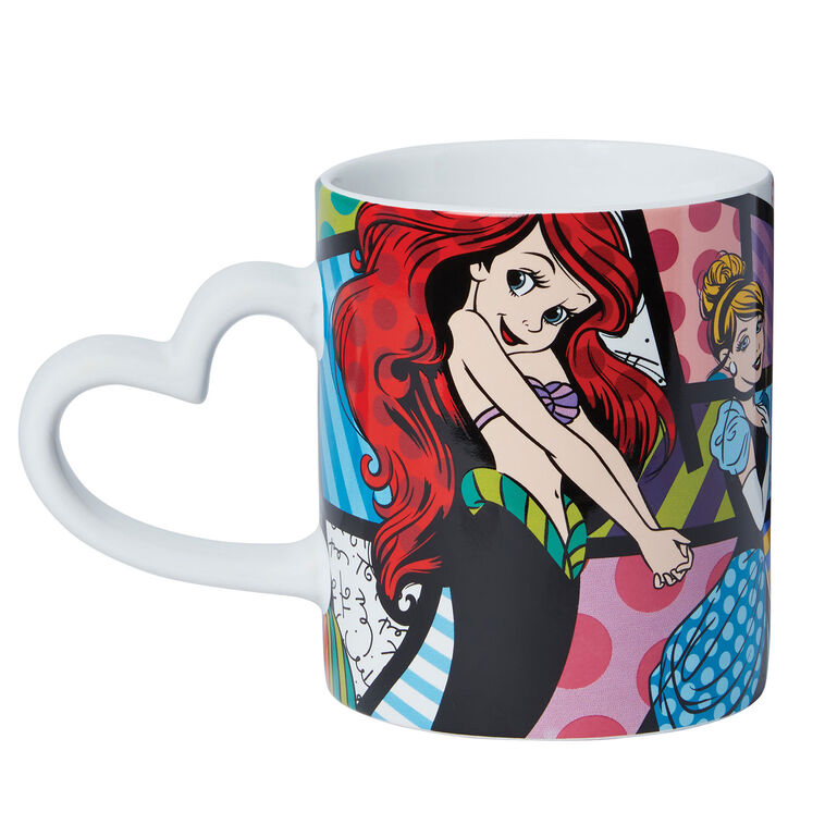 Hallmark Disney Princesses Ariel Tiana Cinderella And Aurora Britto Mug
