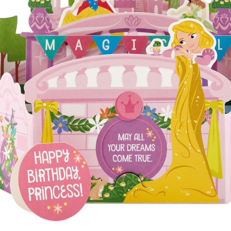 Hallmark Disney Princesses Magical Birthday 3D Pop-Up Birthday Card