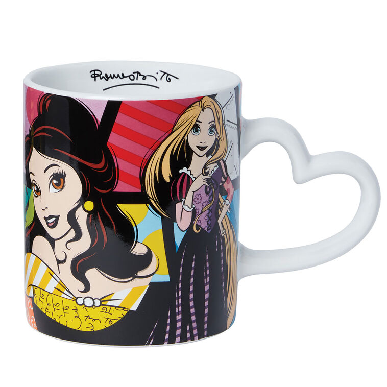 hallmark Disney Princesses Snow White Jasmine Belle and Rapunzel Britto Mug