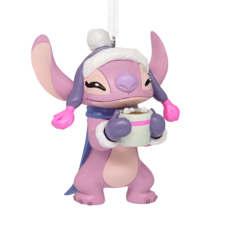 hallmark Disney Stitch Angel With Hot Cocoa Hallmark Ornament
