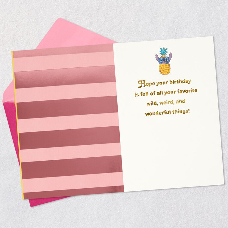 Hallmark Disney Stitch Best Day Ever Birthday Card For Kids