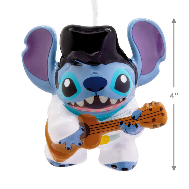 Hallmark Disney Stitch Rock Star Stitch Shatterproof Hallmark Ornament
