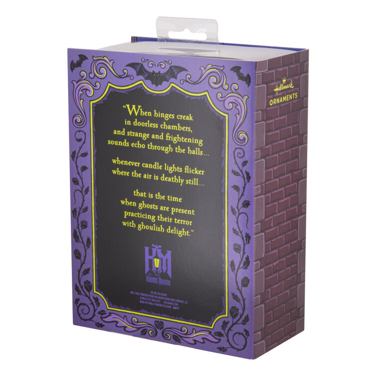 Hallmark Disney The Haunted Mansion Caretaker And Dog Hallmark Ornaments Set Of 2