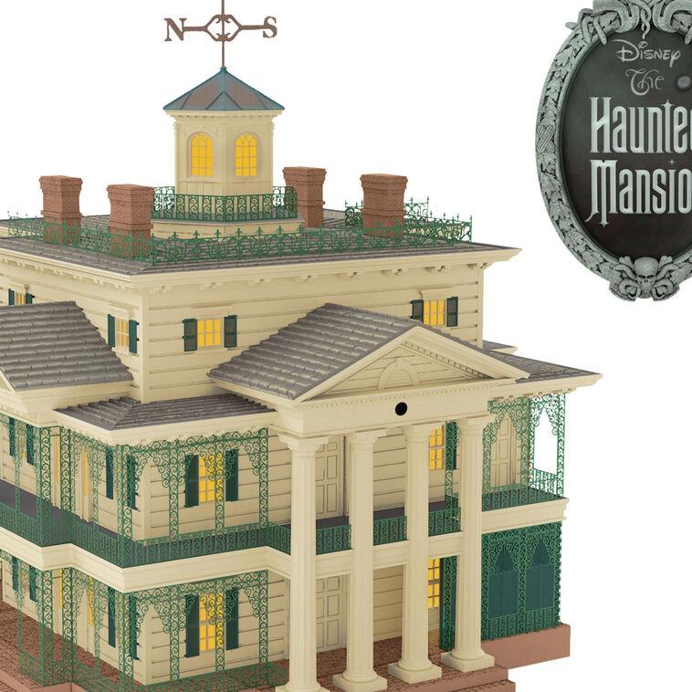 Hallmark Disney The Haunted Mansion Collection Disneyland Manor Tree Topper With Light And Sound
