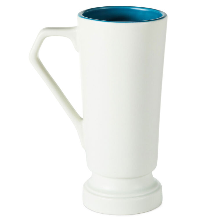 Hallmark Disney The Haunted Mansion Grinning Ghost Tall Sculpted Mug 14 Oz