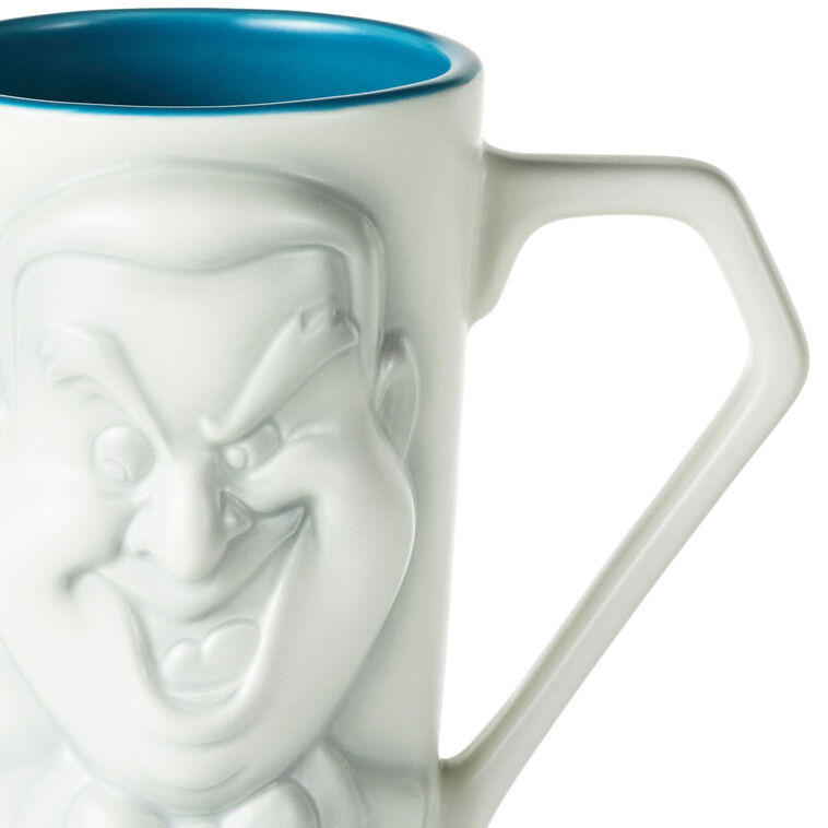 Hallmark Disney The Haunted Mansion Grinning Ghost Tall Sculpted Mug 14 Oz