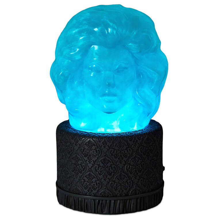 hallmark Disney The Haunted Mansion Madame Leota Shaped Water Globe With Light and Sound