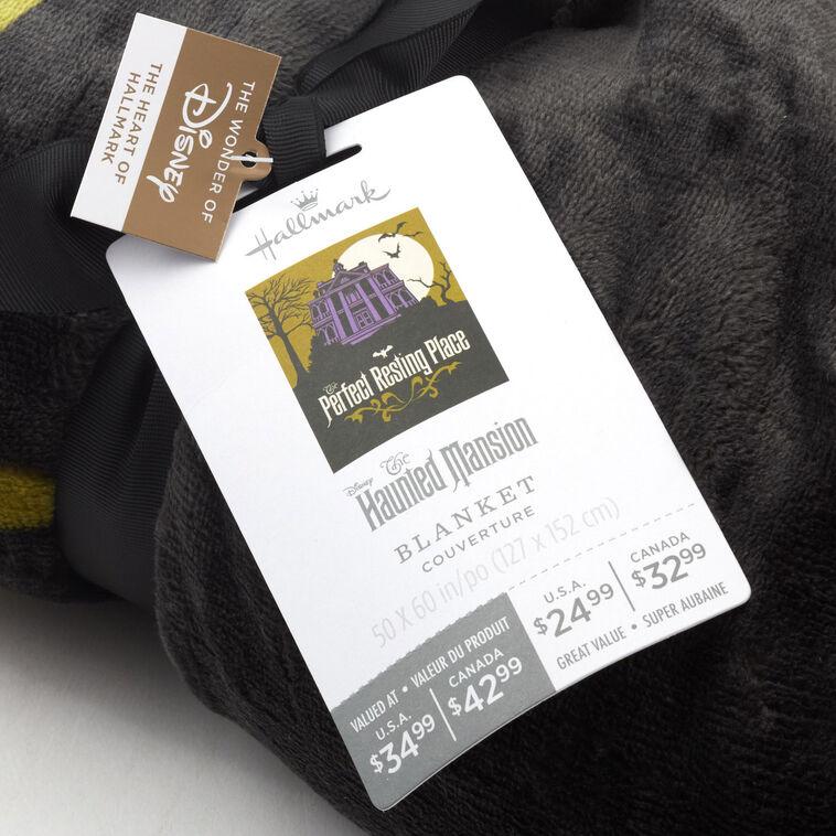 Hallmark Disney The Haunted Mansion Resting Place Throw Blanket 50x60