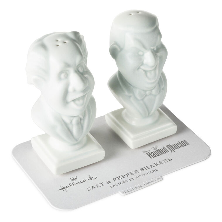 Hallmark Disney The Haunted Mansion Singing Busts Salt And Pepper Shakers Set Of 2