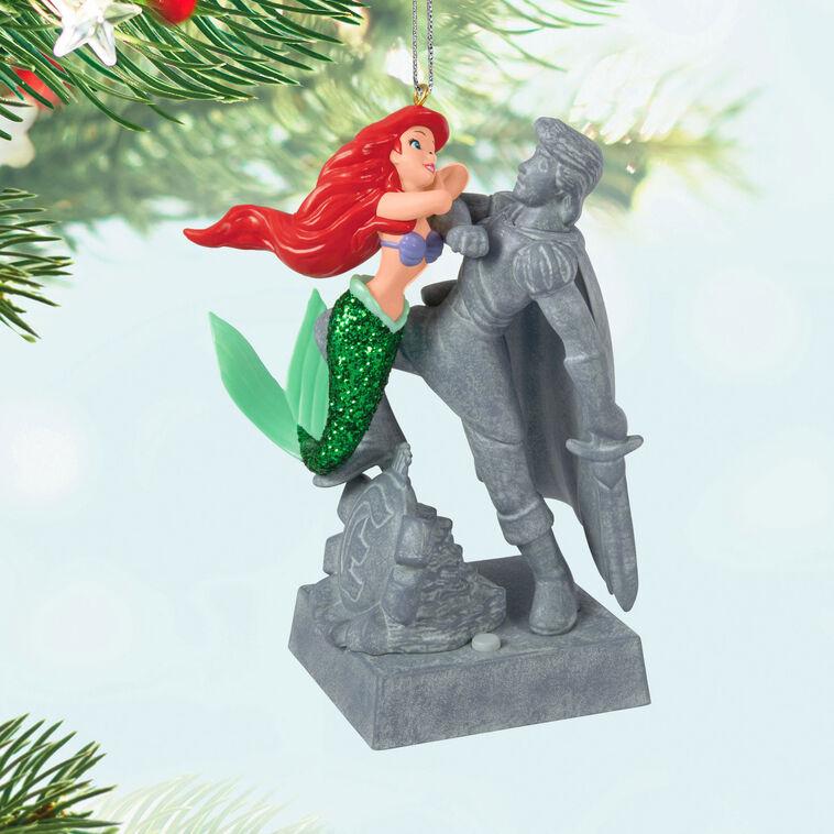 Hallmark Disney The Little Mermaid Ariel And The Prince Ornament With Sound
