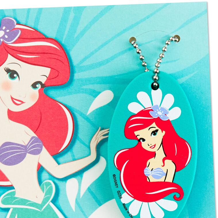 Hallmark Disney The Little Mermaid Ariel Birthday Card With Keychain For Her