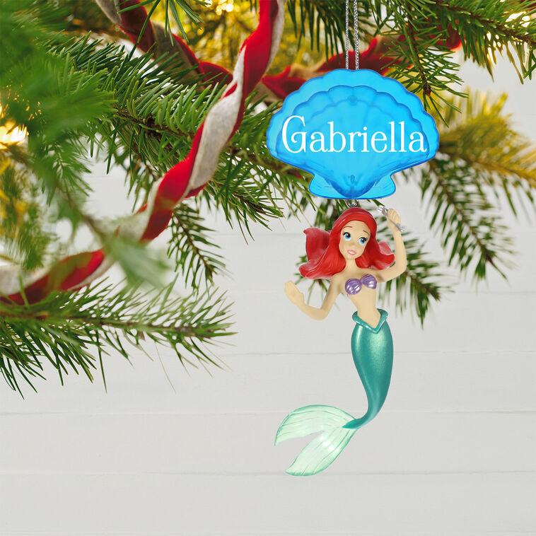 Hallmark Disney The Little Mermaid Ariel Personalized Ornament Custom Text