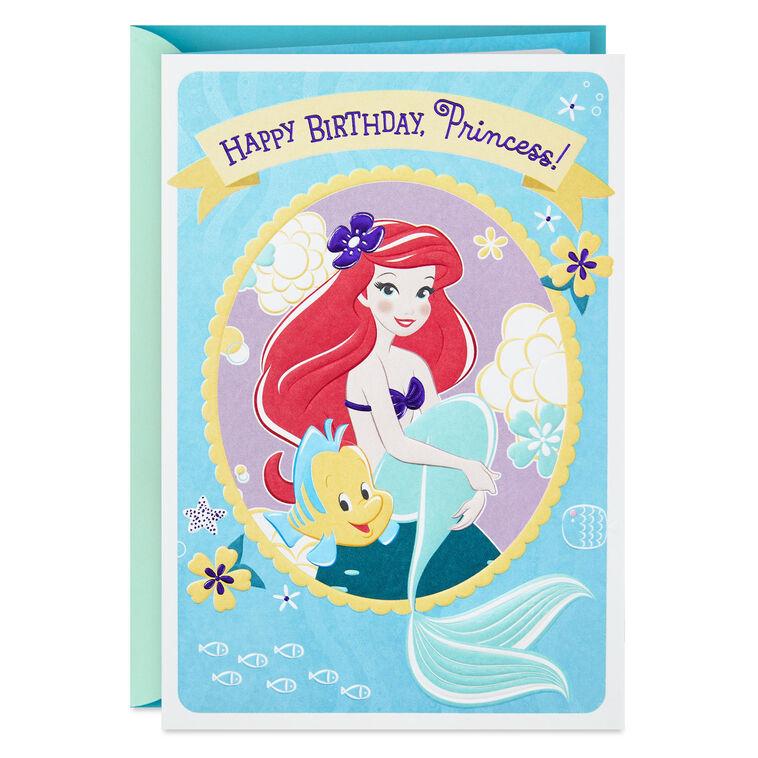 hallmark Disney The Little Mermaid Dreams Begin Today Birthday Card for Her
