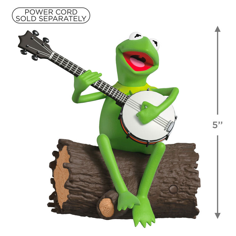 Hallmark Disney The Muppets Kermit's Rainbow Connection Musical Ornament With Motion