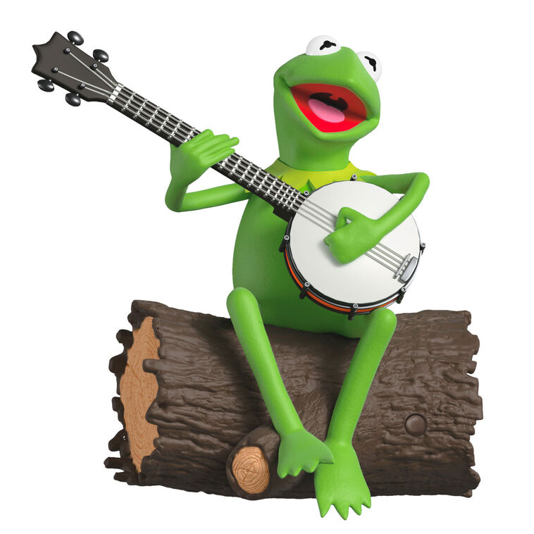 hallmark Disney The Muppets Kermit's Rainbow Connection Musical Ornament With Motion