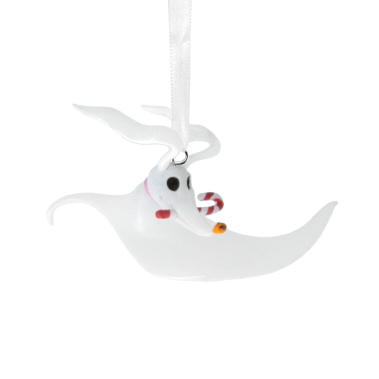 hallmark Disney Tim Burton's The Nightmare Before Christmas Zero With Candy Cane Hallmark Ornament