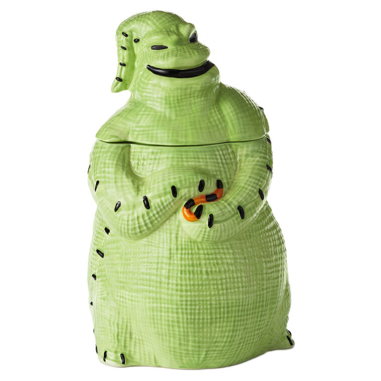 hallmark Disney Tim Burton's The Nightmare Before Christmas Oogie Boogie Cookie Jar With Sound