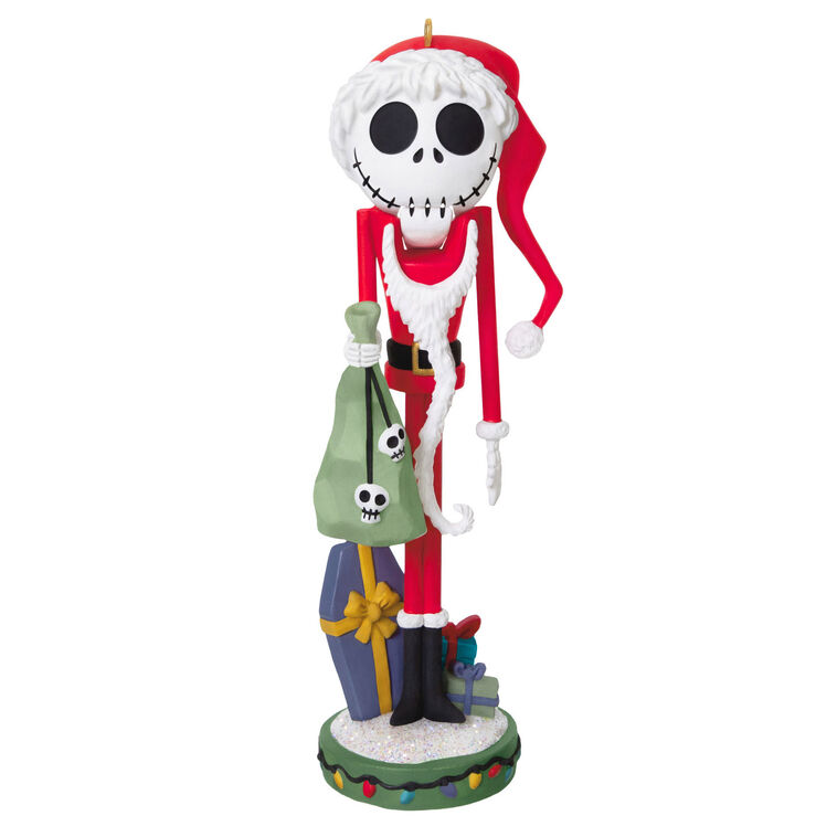 hallmark Disney Tim Burton's The Nightmare Before Christmas Santa Jack Skellington Nutcracker Ornament