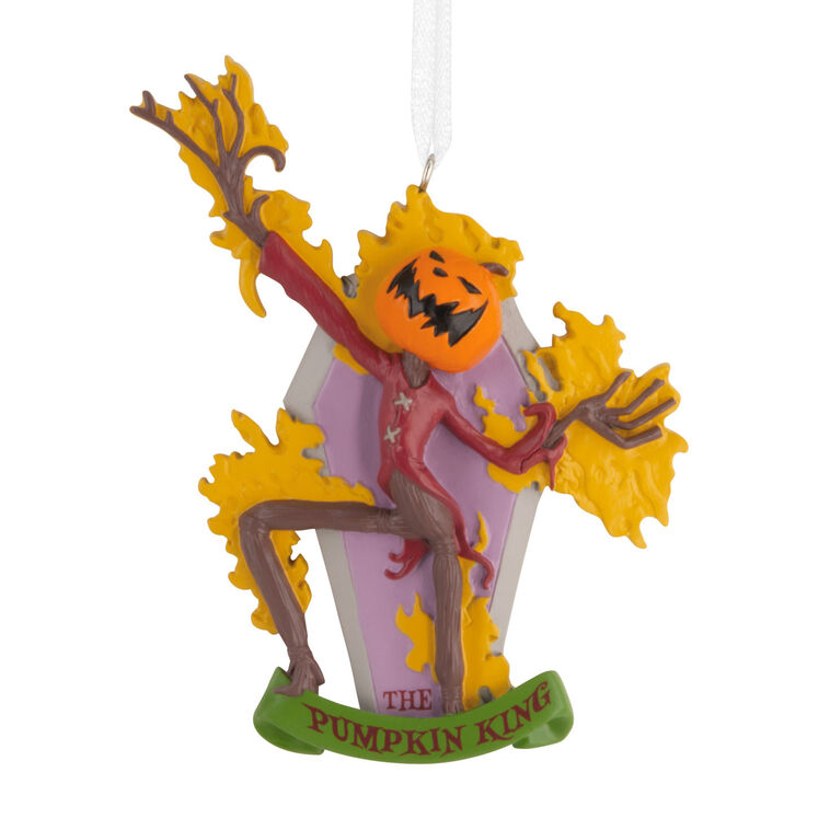 hallmark Disney Tim Burton's The Nightmare Before Christmas Pumpkin King Hallmark Ornament