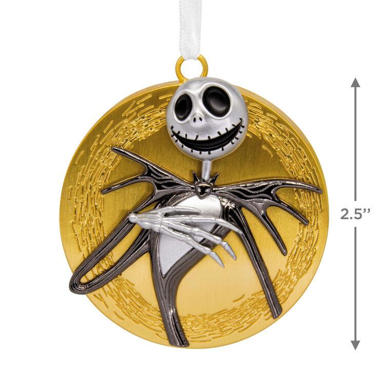 Hallmark Disney Tim Burton's The Nightmare Before Christmas Jack Skellington On Moon Metal Hallmark Ornament