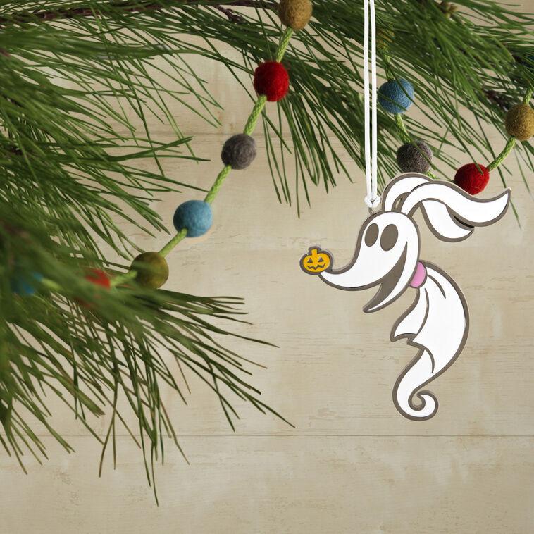 Hallmark Disney Tim Burton's The Nightmare Before Christmas Zero Moving Metal Hallmark Ornament