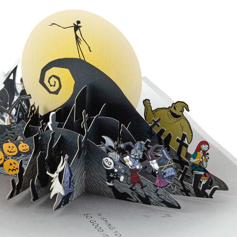 Hallmark Disney Tim Burton's The Nightmare Before Christmas Happy Nightmares 3D Pop-Up Card