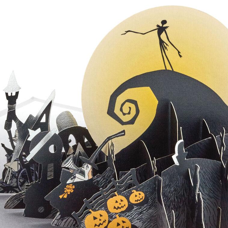 Hallmark Disney Tim Burton's The Nightmare Before Christmas Happy Nightmares 3D Pop-Up Card