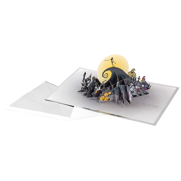 Hallmark Disney Tim Burton's The Nightmare Before Christmas Happy Nightmares 3D Pop-Up Card