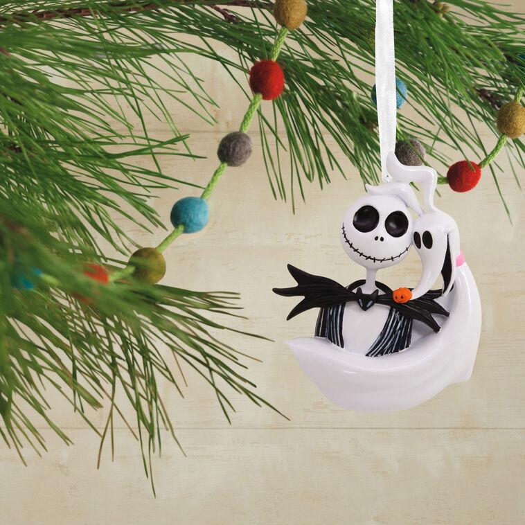 Hallmark Disney Tim Burton's The Nightmare Before Christmas Jack Skellington And Zero Hallmark Ornament