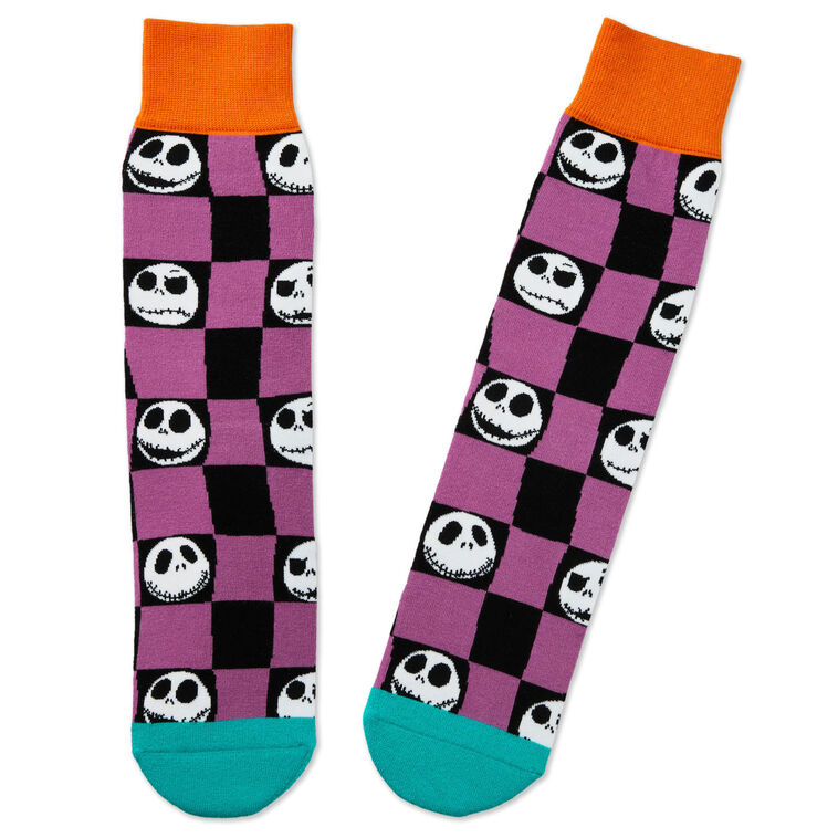 hallmark Disney Tim Burton's The Nightmare Before Christmas Jack Faces Crew Socks