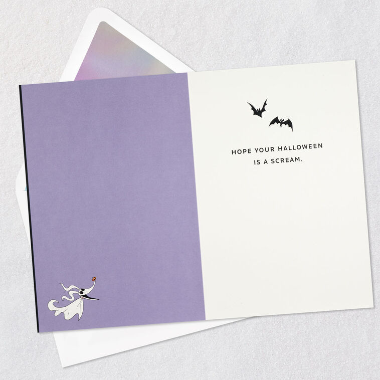 Hallmark Disney Tim Burton's The Nightmare Before Christmas Good Scare Halloween Card