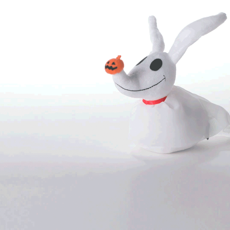 Hallmark Disney Tim Burton's The Nightmare Before Christmas Zero Zip-Along Plush