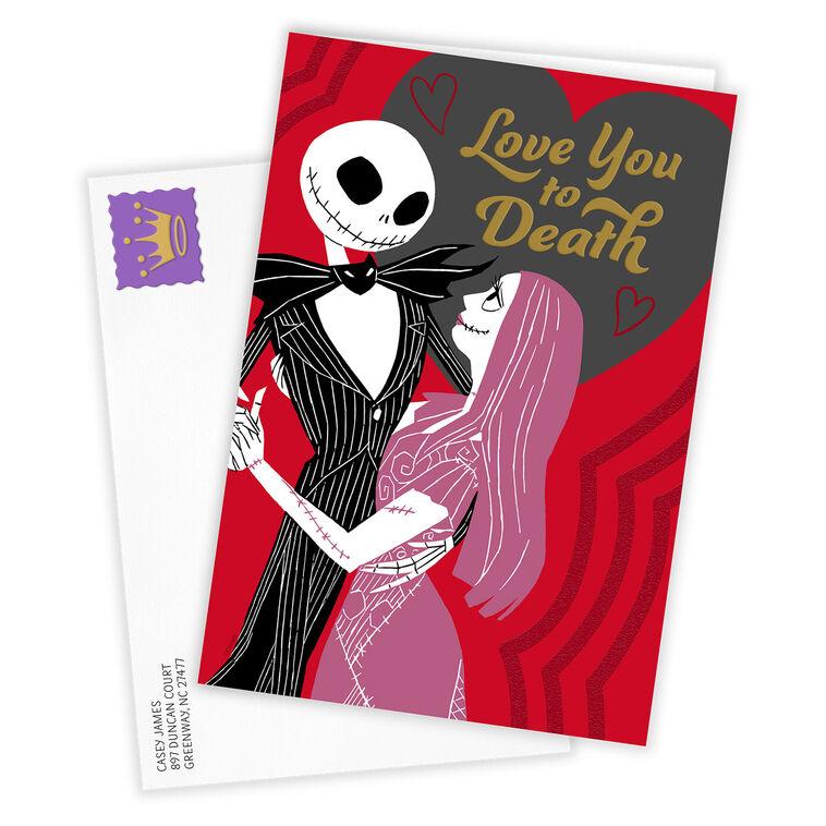 Hallmark Disney Tim Burton's The Nightmare Before Christmas Misfits Custom Love Card