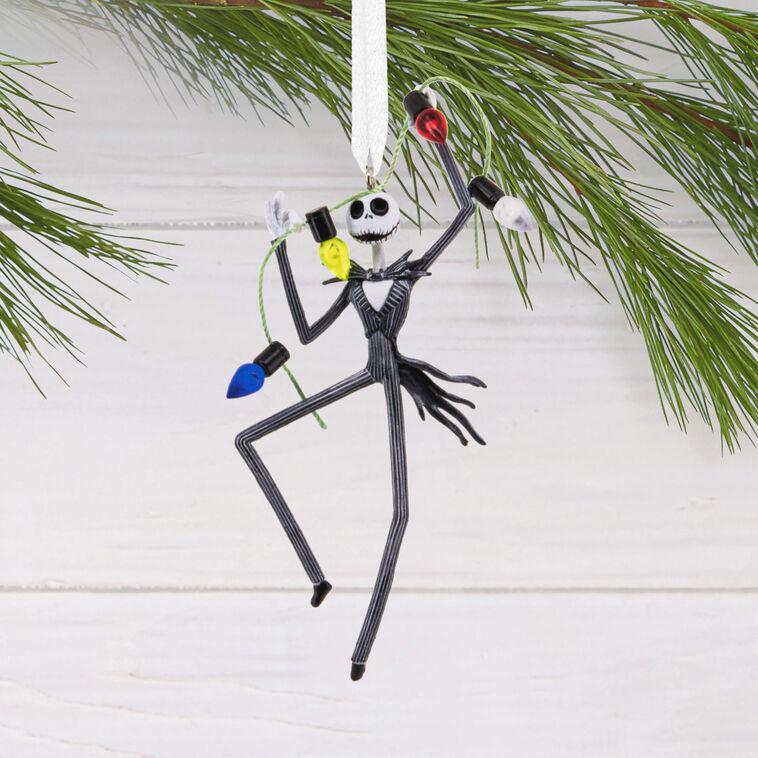 Hallmark Disney Tim Burton's The Nightmare Before Christmas Jack Skellington With Lights Hallmark Ornament