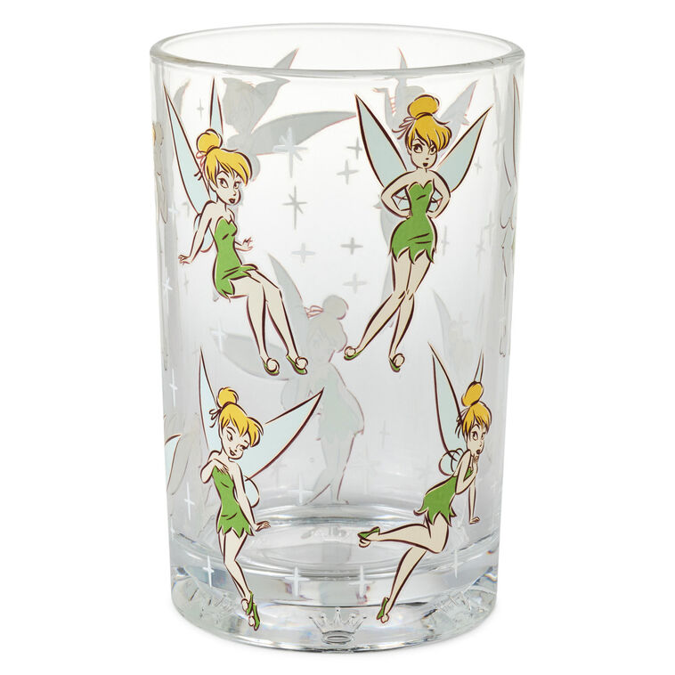 hallmark Disney Tinker Bell Collectible Drinking Glass 13.5 oz