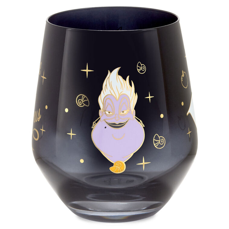 Hallmark Disney Villains Fierce And Fabulous Stemless Wine Glass 16 Oz
